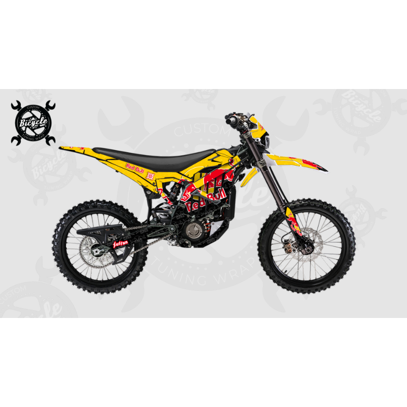 KIT DECALS SURRON ULTRA BEE RED BULL BLACK YELLOW 001